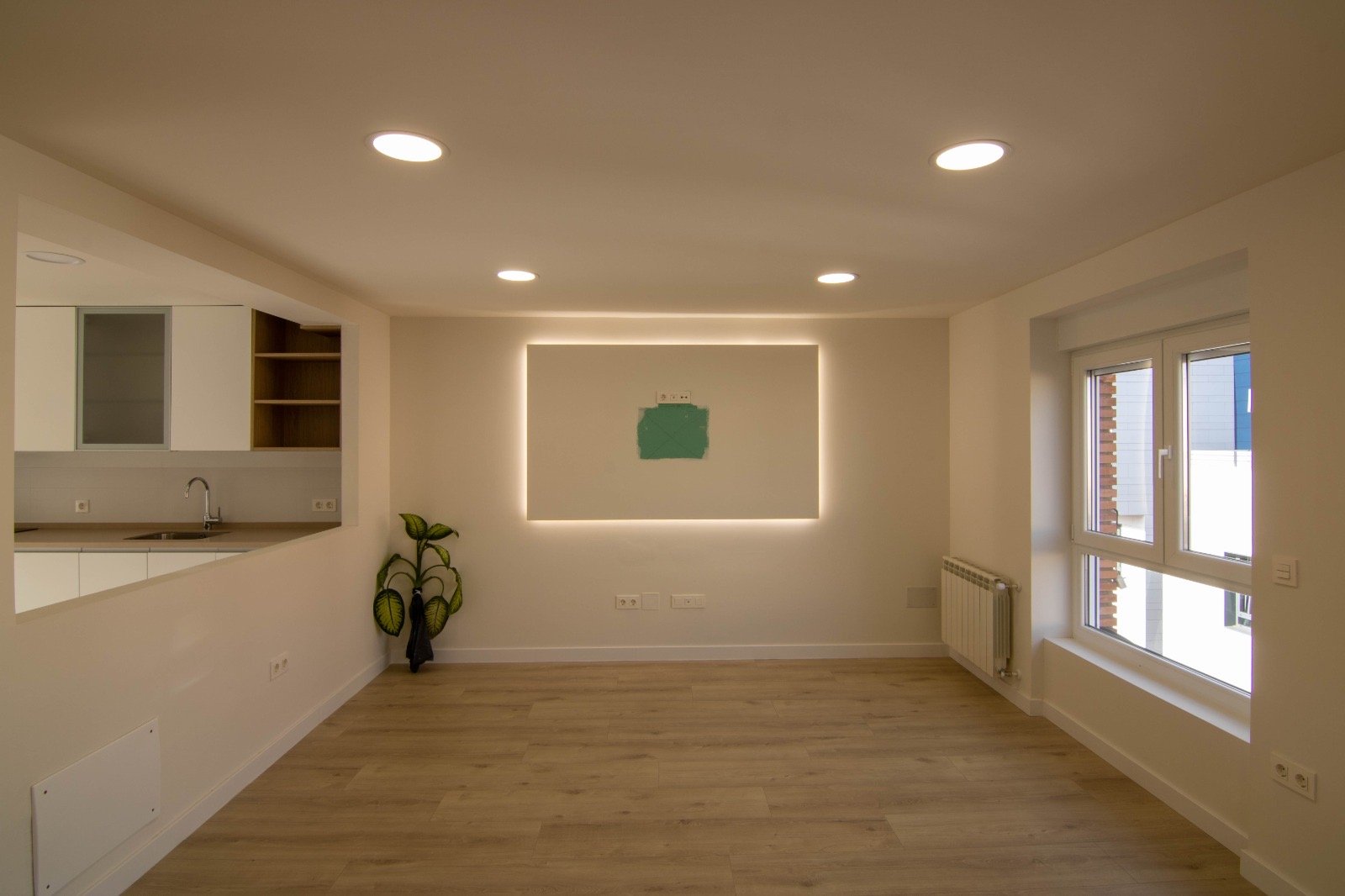 Salón después de reforma Inmobiliaria Life