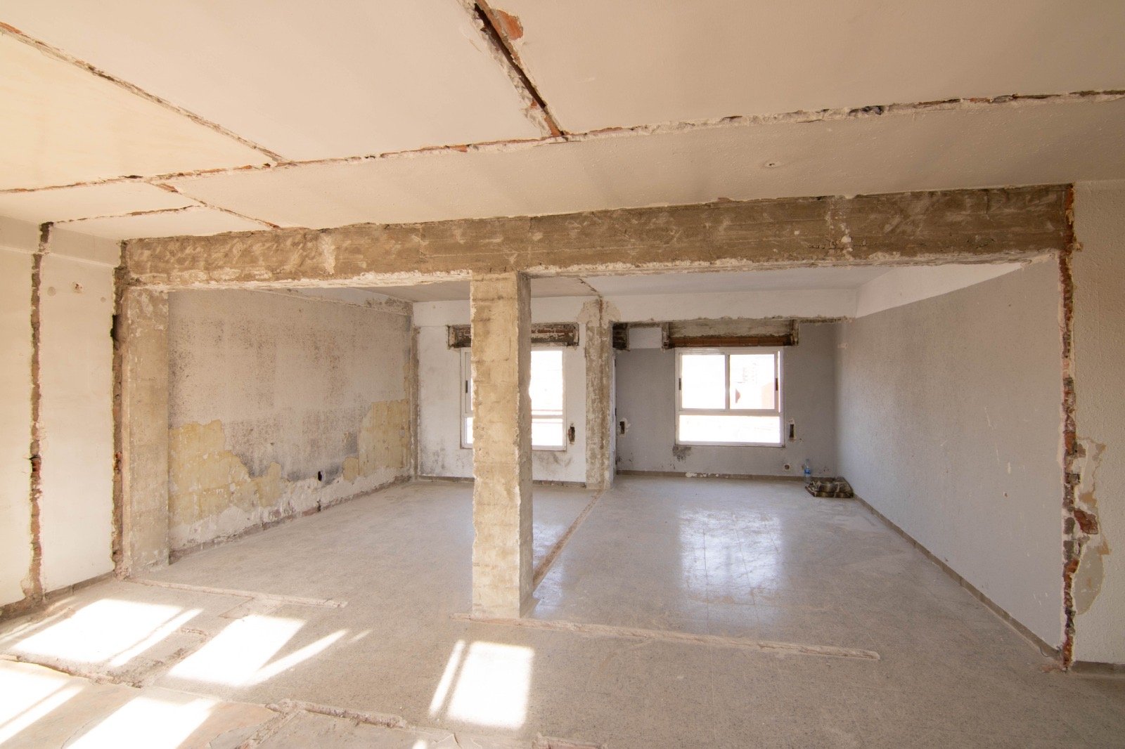 Salón antes reforma Inmobiliaria Life