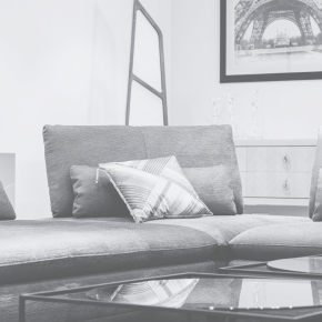 Salón Minimalista INMOBILIARIA LIFE